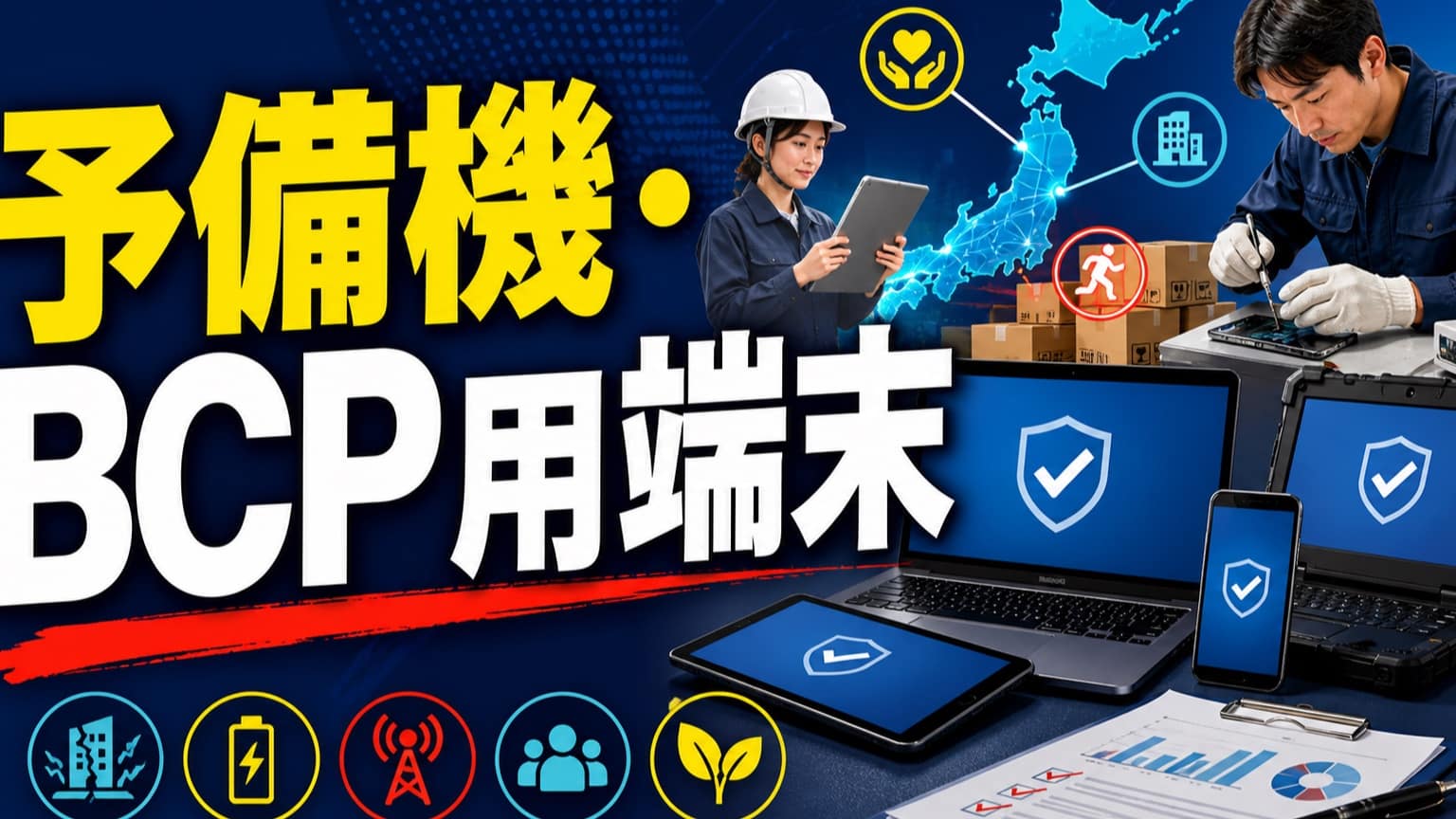 予備機・BCP用端末の実務ガイド|運用・更新・再売却まで含めた総保有コストを考える