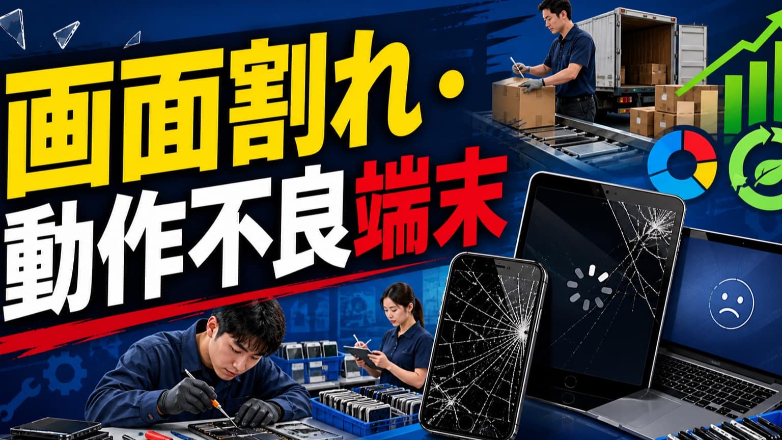 画面割れ・動作不良端末の実務ガイド|型番・台数・状態を棚卸しして査定可能なリストにする