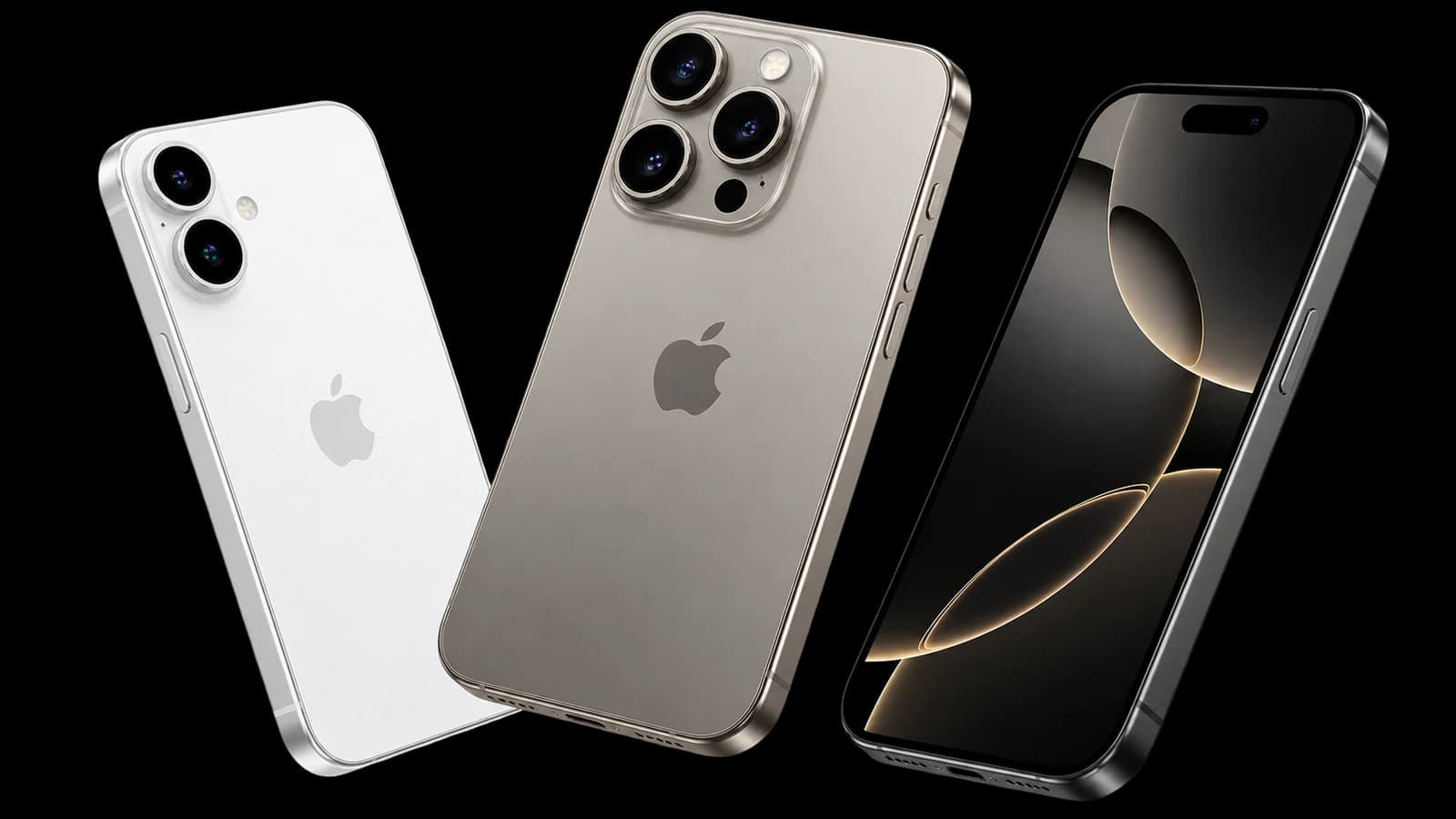 容量やグレードが異なるiPhoneの比較イメージ