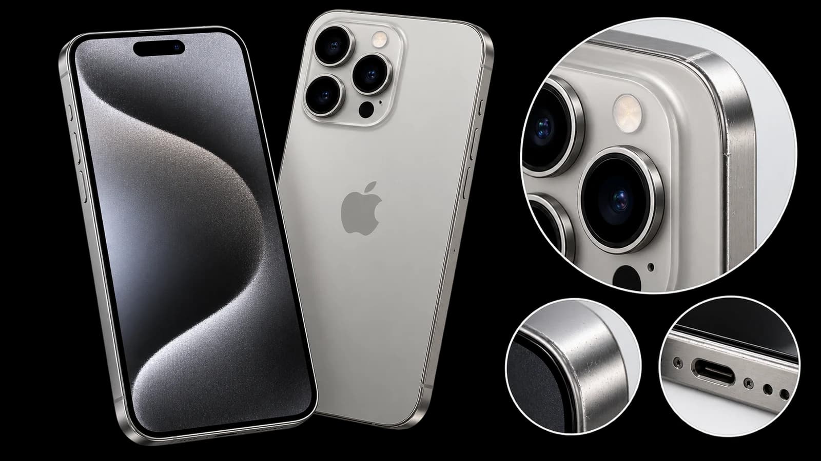 スマートフォンの外装とカメラ周辺を確認する査定イメージ