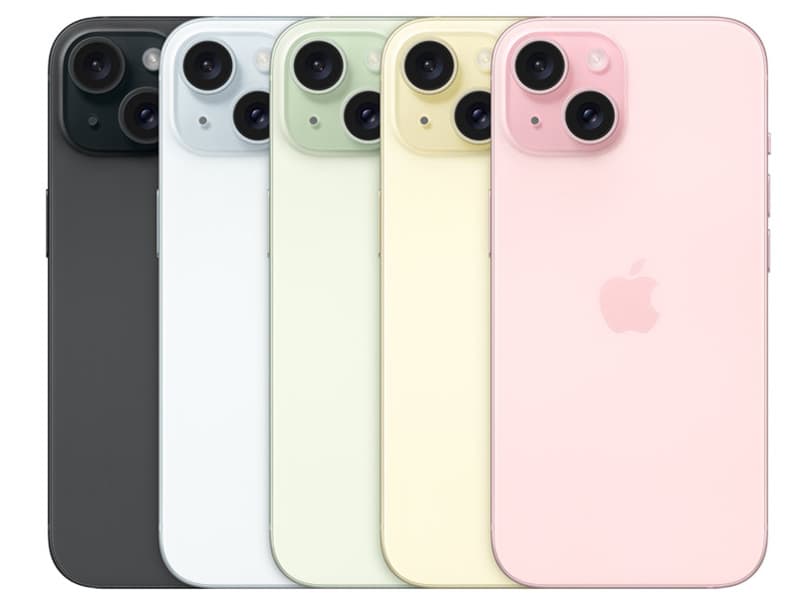 iPhone 15の実商品画像