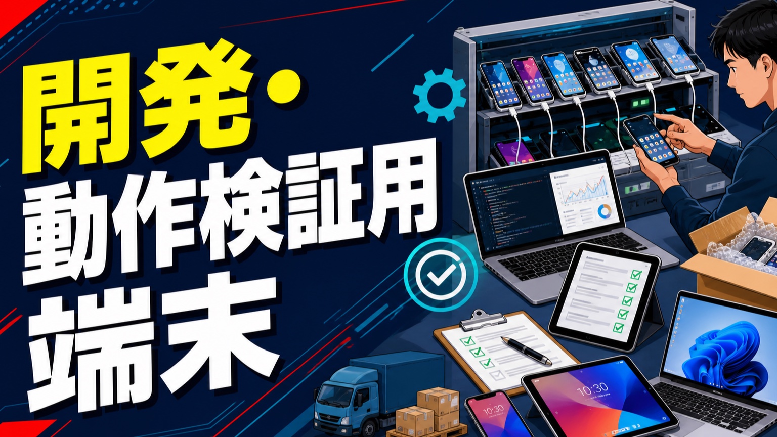 開発・動作検証用端末の実務ガイド|運用・更新・再売却まで含めた総保有コストを考える
