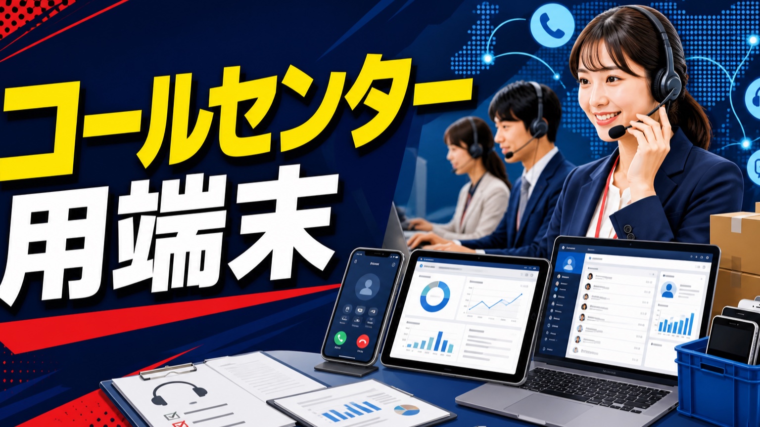 コールセンター用端末の実務ガイド|新品・中古・レンタルを比較し機種とランクを選定する
