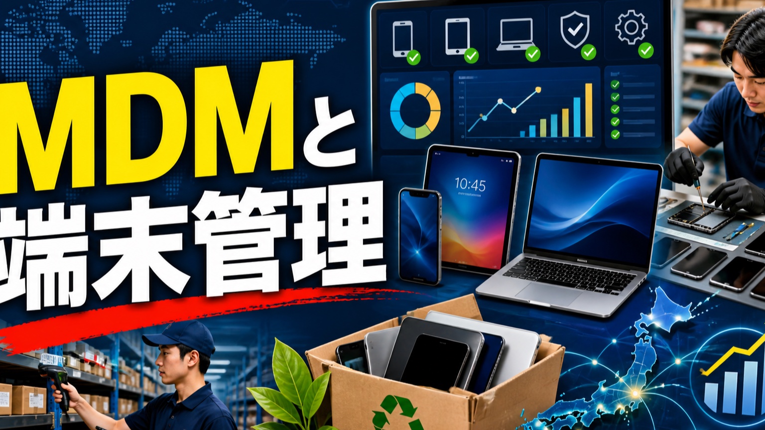 MDMと端末管理の実務ガイド|品質・工数・回収額・リスクを継続改善する指標を決める