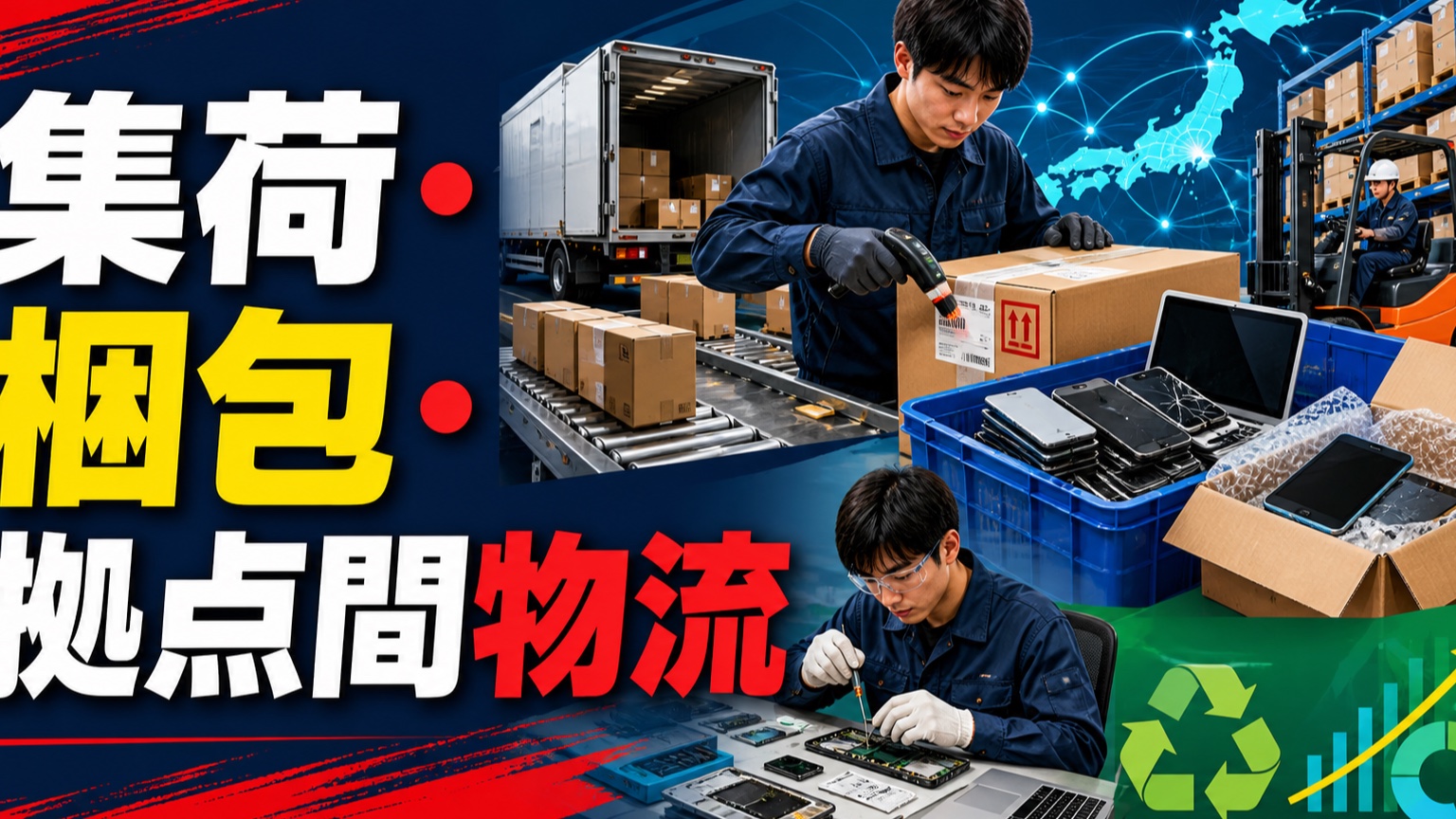 集荷・梱包・拠点間物流の実務ガイド|品質・工数・回収額・リスクを継続改善する指標を決める