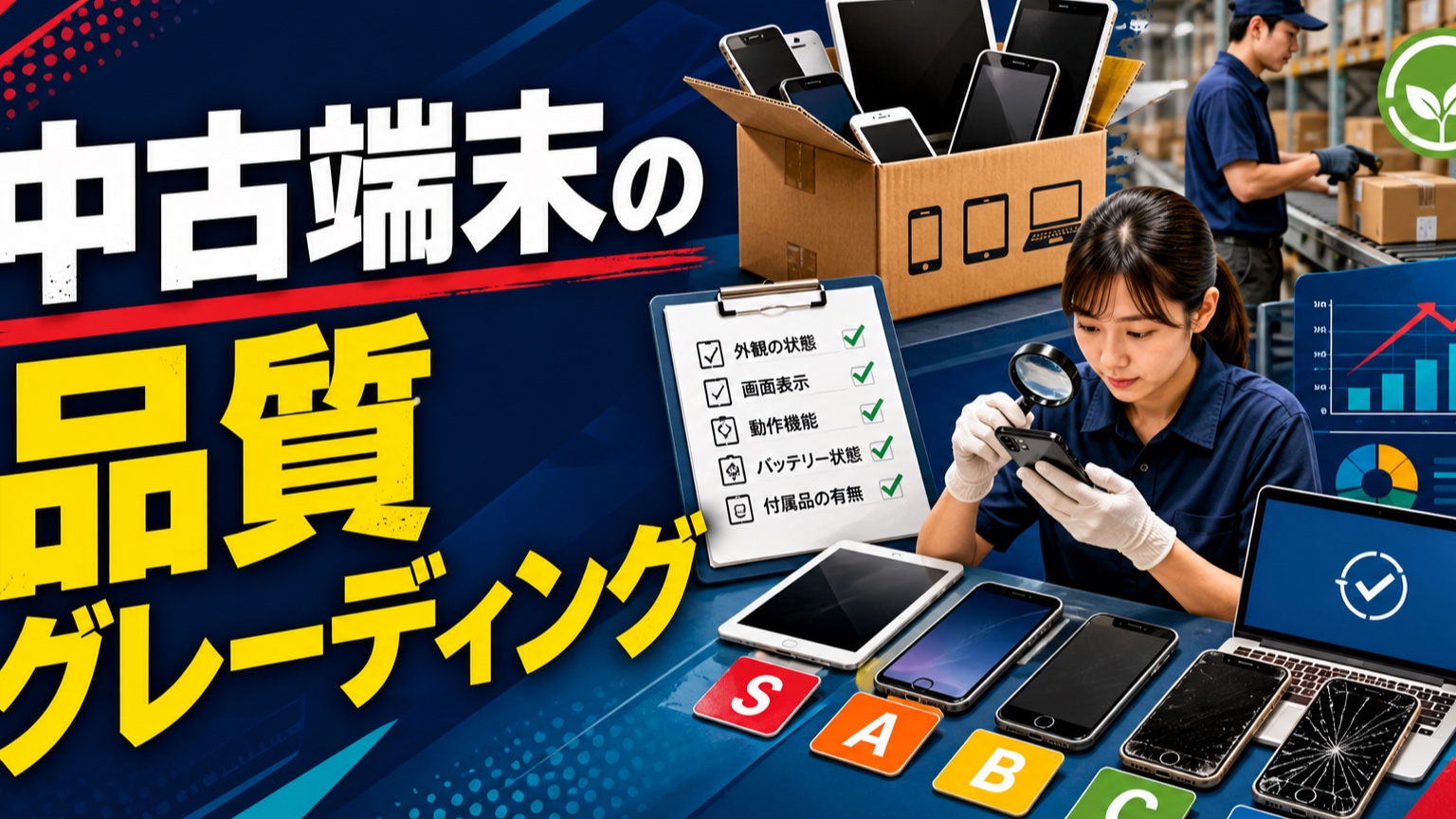 中古端末の品質グレーディングの実務ガイド|今後求められる透明性・人材・データ活用を考える