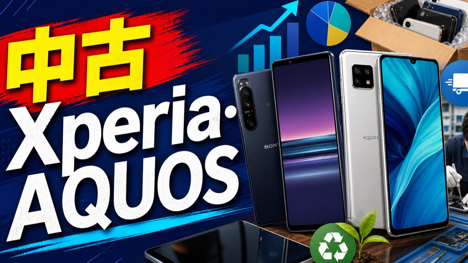 中古Xperia・AQUOSの実務ガイド|販売相場と買取相場、複数販路を条件統一して比較する