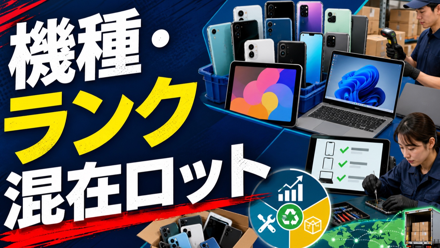 機種・ランク混在ロットの実務ガイド|相場変動と在庫状況を踏まえて売却時期と条件を決める